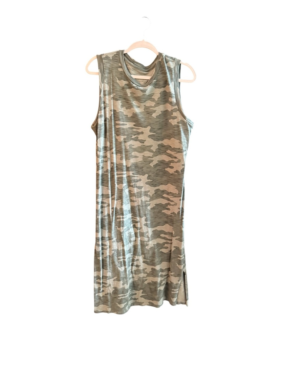 Universal Thread Olive Camo Sleeveless Maxi Dress - Picture 2 of 3